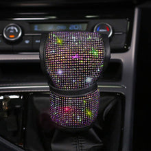 Bling Auto Gear Shift Cover, MTGOCHA Universal Car Shift Gear Cover Crystal Rhinestone Auto Shift Knob Cover Protector Bling Accessories for Women Girls - Gear Shift Cover