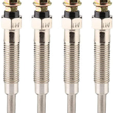 KIMISS 4pcs Diesel Heater Glow Plugs,Metal Material Heater Plugs, Glow Plugs for MITSUBISHI PAJERO SHOGUN 1994-1999 2.8 TD