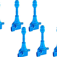 ENA Pack of 6 High Performance Ignition Coils Compatible with Nissan Altima - Frontier - Maxima - Murano - Pathfinder - Quest - Xterra - Infiniti Suzuki 3.5L 4.0L V6 (6)