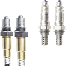 4x Oxygen O2 Sensor for 2004 2005 2006 Infiniti QX56 5.6L; 2004-2006 Nissan Titan 5.6L Upstream + Downstream