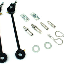 TeraFlex 1743090 Front Quick Disconnect Sway bar Link Kit (Jeep TJ 2"- 6")