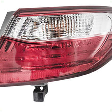 Passengers Taillight Tail Lamp Quarter Panel Mounted Red w/Clear Lens Replacement for Toyota Camry & Hybrid 81550-06640 AutoAndArt