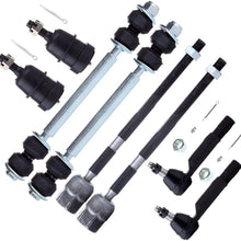 SCITOO 8pcs Suspension Kit 2 Lower Ball Joint 2 Outer 2 Inner Tie Rod End 2 Front Stabilizer Bar Link fit 82 83 84 85 86 87 88 Ford Thunderbird Mercury Cougar K8259