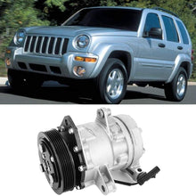 Air Conditioner Compressor, Automotive A/C Air Conditioning Compressor Assembly Fit for Jeep Liberty 3.7L V6 2002-2005 Replaces Part# CO 30001C