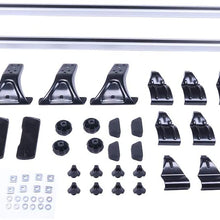 ANPART Roof Rack Crossbars fit for 2010-2017 for Chevrolet Cruze,2006-2011 2014-2017 for Chevrolet Impala,2006-2010 2013-2017 for Chevrolet Malibu Silver Aluminum Rooftop Cargo Carrier