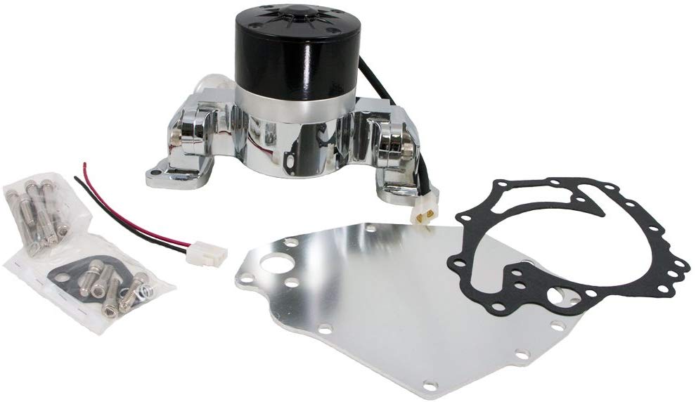 Top Street Performance HC8031C Chrome Finish Aluminum Electric Water Pump