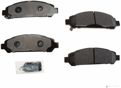 Akebono ACT1401 Proact Ultra Premium Ceramic Disc Brake Pad kit