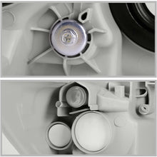 AUTOSAVER88 Headlight Assembly Compatible with 2007-2009 Toyota Camry Exclude Hybird Chrome Housing Amber Reflector Clear Lens Headlamps Replacement (Driver and Passenger Side)