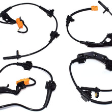 New ABS Wheel Speed Sensor Front Rear Left Right 4pcs 57470S9A013 For Honda CR-V 2002-2006