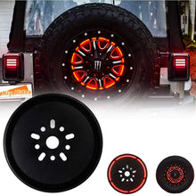 Spare Tire Brake Light Third Brake Light Wheel Light LED Ring for Jeep Wrangler JK JKU 2007-2017