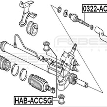 53685-TA0-A01 - Arm Bushing For Steering Gear - Febest # HAB-ACCSG - 1 YEAR W.