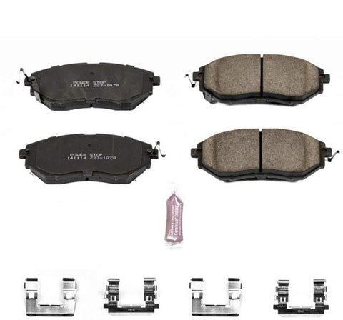 Power Stop Z23-1078, Z23 Evolution Sport Carbon-Fiber Ceramic Front Brake Pads