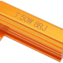 Load Resistor, 2Pcs Car LED Load Resistor Decoders for H7 Headlight Anti Hyper Flash No Error Load Resistor Wiring