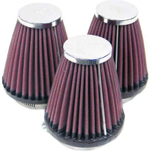 K&N Universal Clamp-On Air Filter: High Performance, Premium, Washable, Replacement Filter: Flange Diameter: 2.062 In, Filter Height: 4 In, Flange Length: 0.625 In, Shape: Round Tapered, RC-1203