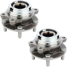 Fastspace 513338 Wheel Hub Bearing Set 5 Lugs with ABS Sensor 2PC 2013-2014 for Nissan Murano Hub Assembly Front Kit 2012-2017 for Nissan Quest