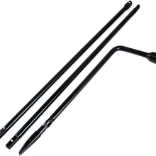 Red Hound Auto 2002-2009 Compatible with Chevy Trailblazer Lug Wrench New Tire Tool Replacement Kit for Spare Jack