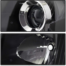 VIPMOTOZ Black Housing OE-Style Projector Headlight Headlamp Assembly For 2003-2007 Cadillac CTS Halogen Model, Driver & Passenger Side