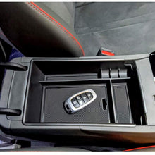 YEE PIN 2020 Sonata Center Console Organizer Tray Sonata Limited Armrest Tray Armrest Box Secondary Storage Insert ABS Materials Tray Compatible with 2020 Sonata DN8 (Black)