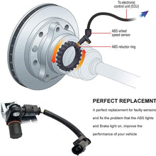 RYANSTAR Rear ABS Wheel Speed Sensor Kit for 1998-2004 Dodge Dakota 1998-2003 Dodge Durango 1998-2005 Dodge Ram 1500 2500 3500 5014787AA 970-024