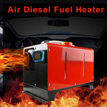 5KW 24V Car Truck Fuel Heater Parking Fuel Air Heater for Car Interior Thawing Car Start Car Glass Fog Defrosting Red