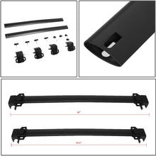 Pair OE Style Aluminum Roof Rack Rail Cross Bars Cargo Carrier Replacement for Jeep Compass 17-19
