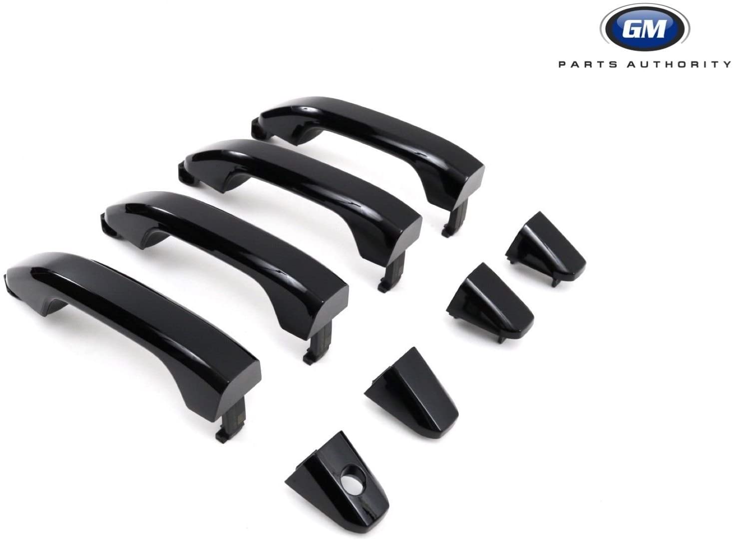 2017-2018 Silverado Sierra Gloss Black Door Handles 23236150 GBA Genuine OEM GM