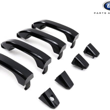 2017-2018 Silverado Sierra Gloss Black Door Handles 23236150 GBA Genuine OEM GM
