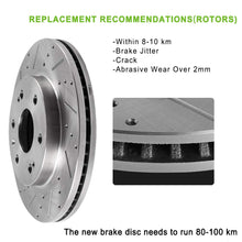 Scitoo Brakes Rotors 2pcs Front Drilled Slotted Discs Brake Rotors Brakes Kit fit for 2001 2002 2003 2004 2005 2006 2007 Toyota Sequoia,2000 2001 2002 2003 2004 2005 2006 Toyota Tundra