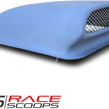 Race Scoops 17" Bolt-On Fiberglass Hood Scoop