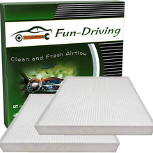 2 Pack White FD811 Cabin air filter for Mazda 3,6,CX-5, Replacement for CF11811,KD45-61-J6X