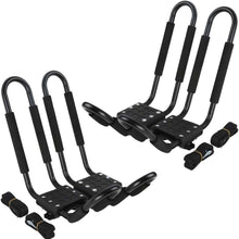 7BLACKSMITH 2 Pairs Roof J-Bar Rack Kayak Carrier Boat SUV Canoe Surf Ski Snowboard