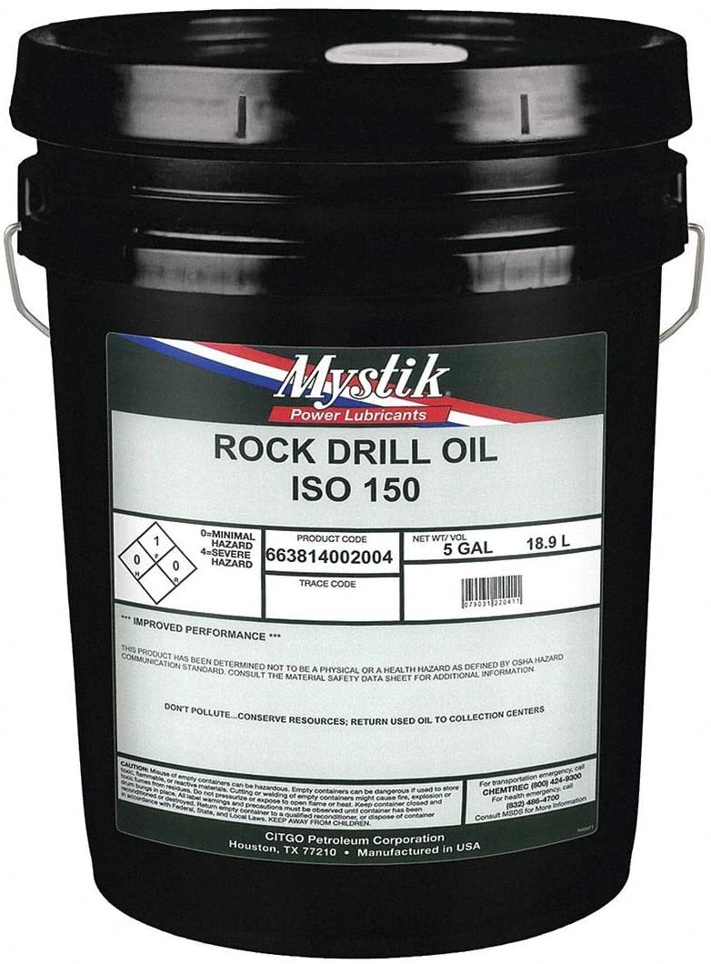 Mystik 663814002004 - Lubricant Oil Mineral Oil 146 cSt 5 gal.