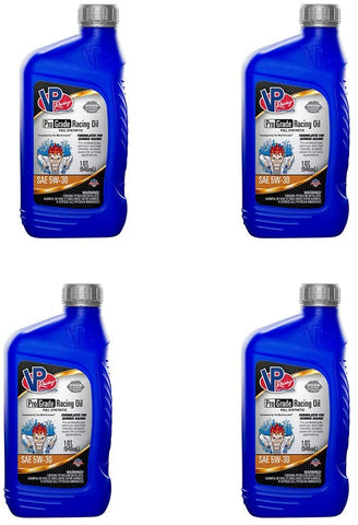 VP Racing Fuels 2725 Full Synthetic Pro Grade Racing Oil, SAE 5W-30 (4 Pack)