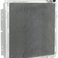 OzCoolingParts 3 Row Core All Aluminum Radiator + 14" Fan w/Shroud(Cover) for 1960-1966 61 62 63 64 65 Ford Mustang/Falcon/Ranchero, 1924 Mercury Comet