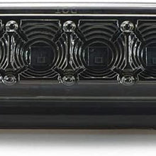 Rear Roof Center LED Third 3rd Brake Cargo Light Replacement for 2007-2013 Chevy Silverado|GMC Sierra 1500, 2007-2014 Chevy Silverado|GMC Sierra 2500 HD 3500 HD (Chrome Housing/Smoke Lens)