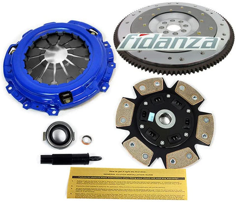 EFT STAGE 3 CLUTCH KIT+FIDANZA FLYWHEEL WORKS WITH RSX TSX ACCORD CIVIC Si K20A2 K20A3 K24