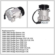 labwork AC Compressor & A/C Clutch CO 4785C Replacement for Dodge Ram 1500 2500 3500 Dakota Durango Ramcharger