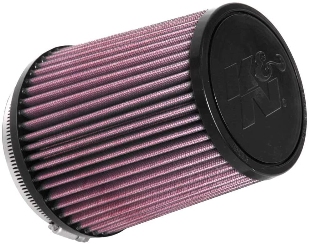 K&N Universal Clamp-On Air Filter: High Performance, Premium, Washable, Replacement Filter: Flange Diameter: 4 In, Filter Height: 6 In, Flange Length: 0.625 In, Shape: Round Tapered, RU-4550