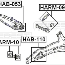 FEBEST HARM-10 Rear Arm Bushing Kit