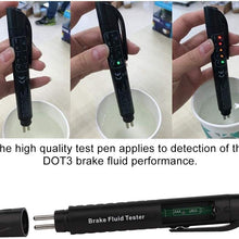 Brake Fluid Tester - Car Auto Brake Oil Fluid Liquid Tester Pen LED Indicator Diagnostic Tool for DOT3/4/5.1