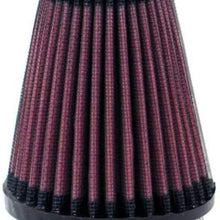 K&N Universal Clamp-On Air Filter: High Performance, Premium, Washable, Replacement Filter: Flange Diameter: 1.6875 In, Filter Height: 4 In, Flange Length: 0.625 In, Shape: Round Tapered, R-1080