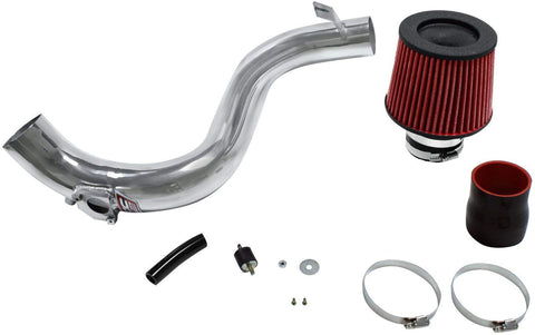 DC Sports CAI4106 Polished Cold Air Intake System with Filter and Installation Hardware