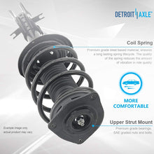 Detroit Axle - 6PC Front Strut & Coil Spring Assembly + Rear Shock Absorber and Front Sway Bars for 2007 2008 2009 2010 2011 2012 Nissan Sentra 2.0L ONLY