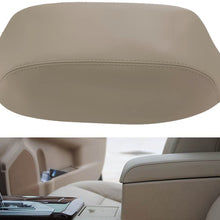 Zreneyfex Leather Center Console Lid Armrest Cover Replacement for Toyota Camry 2007-2011 Tan Beige