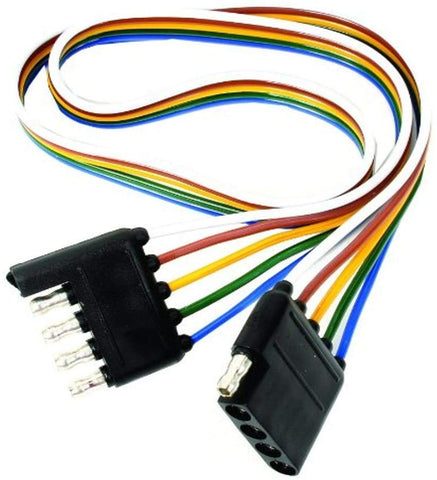 Invincible Marine 5-Way Male and Female Trailer Wire Connector, 24-Inches (BR59386)