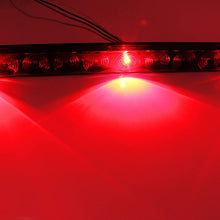 iJDMTOY 15-Inch Truck Trailer Tailgate Red LED ID Light Bar Compatible With Chevrolet Dodge Ford GMC Nissan Toyota etc, Functions as Tail Light, Brake Lamp & Turn Signal Lights, Dark Red Lens