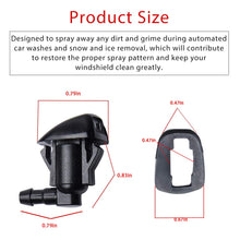 Windshield Washer Nozzles Kit, for Jeep Grand Cherokee | Chevrolet Malibu | Pontiac G6 | Saturn Aura - OTUAYAUTO Washer Jet and Fluid Hose with Connector