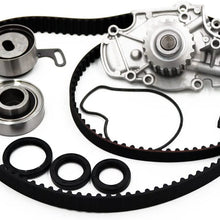 Timing Belt Water Pump Kit fits for 1994-2002 Honda Accord, 1997-1999 Acura CL, 1998 Honda Odyssey and 1998 1999 Isuzu Oasis 2.2L 2.3L 3.0L 16V SOHC