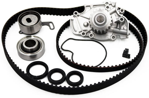 Timing Belt Water Pump Kit fits for 1994-2002 Honda Accord, 1997-1999 Acura CL, 1998 Honda Odyssey and 1998 1999 Isuzu Oasis 2.2L 2.3L 3.0L 16V SOHC