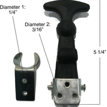The ROP Shop (2) Hood Hold Down Latch KIT Door Lid Strap Hatch for Luggage Container Tool Box